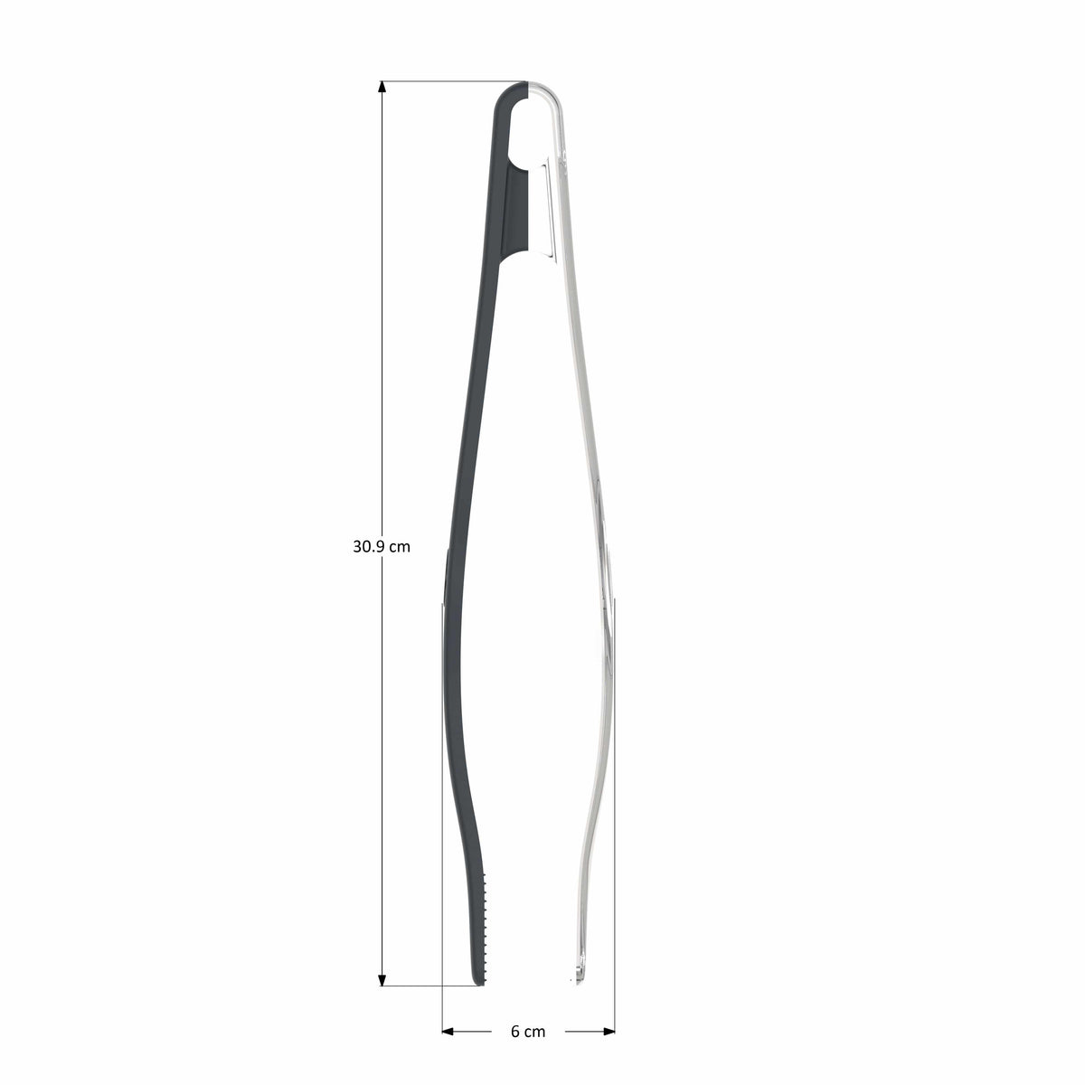 Hier ist ein umformulierter Satz unter Verwendung Ihrer Produktdaten: Die „Küchenpinzette“ der Kochblume GmbH ist eine schwarze Küchenzange mit einer Länge von 30,9 cm und einer Breite von 6 cm, die zur präzisen Dosierung mit deutlichen Maßmarkierungen versehen ist.